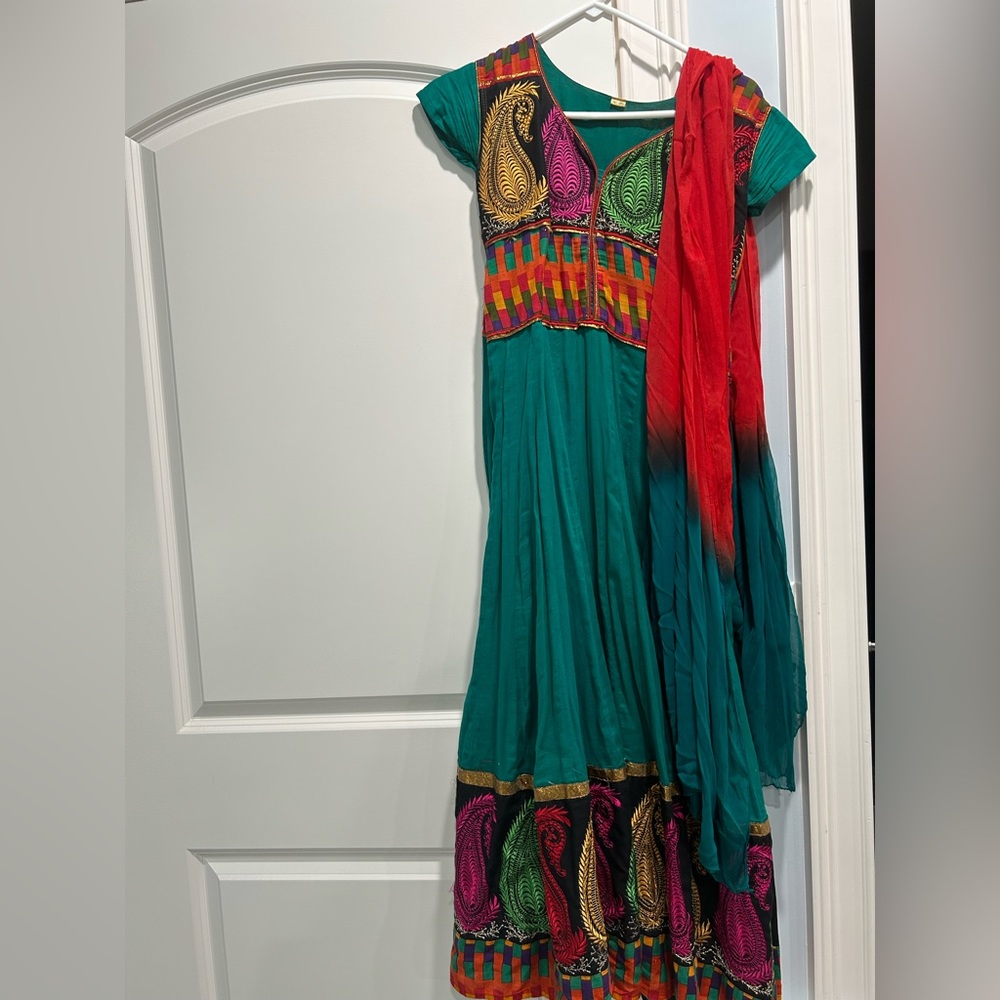Multicolor Indian Salwar/Anarkali
